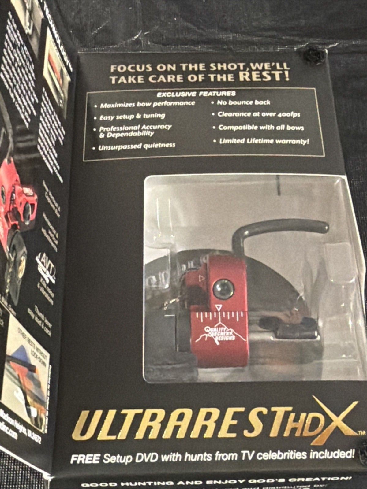 QAD UltraRest HDX Red LH