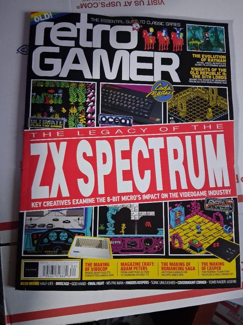 LEGACY OF THE ZX SPECTRUM RETRO GAMER MAGAZINE ISSUE #282 UK 2026