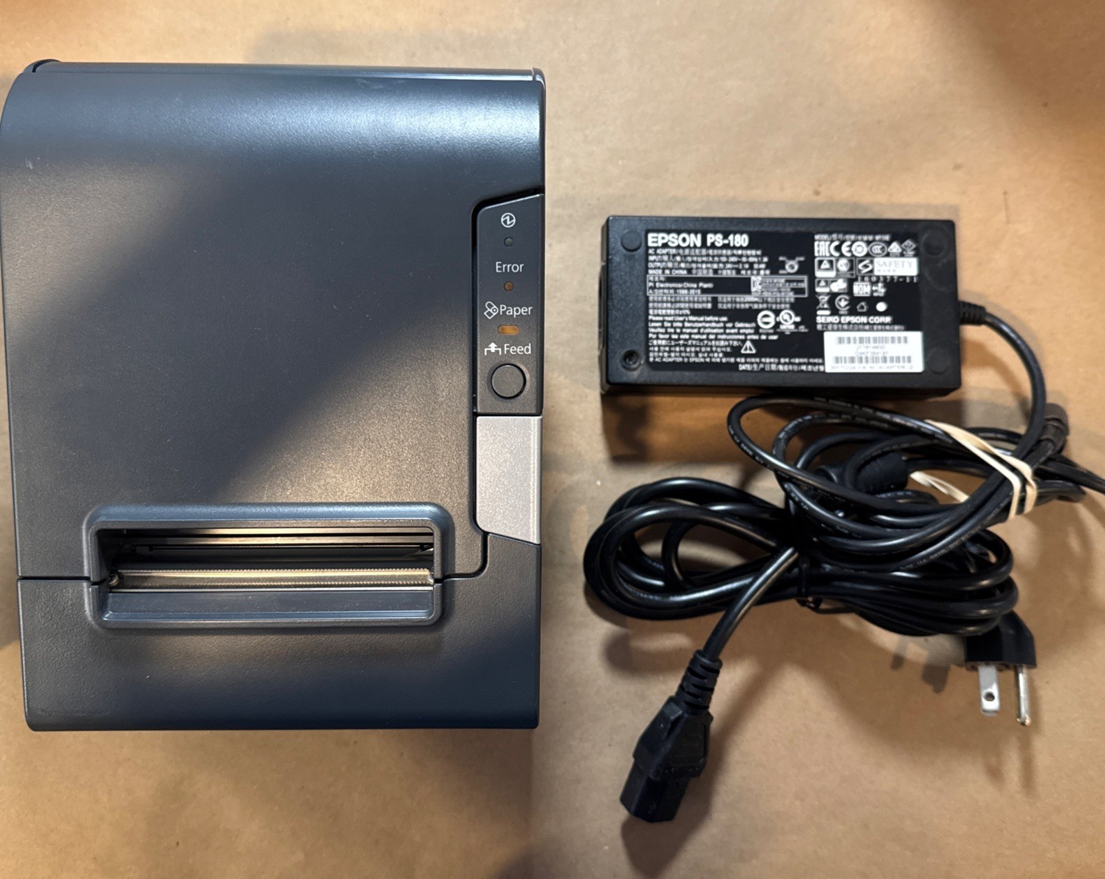 Low Use* EPSON TM-T88V M244A Thermal POS Label Receipt Printer w/ Adapter