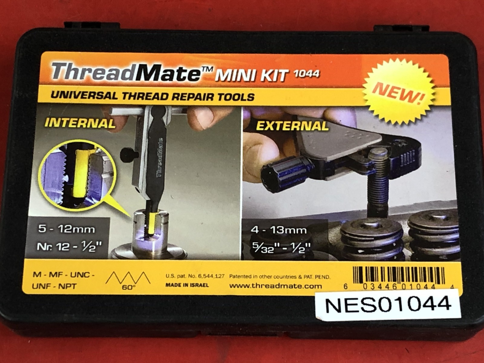 NES THREADMATE MINI KIT 1044 UNIVERSAL THREAD REPAIR RESTORER TOOL KIT 5-12mm