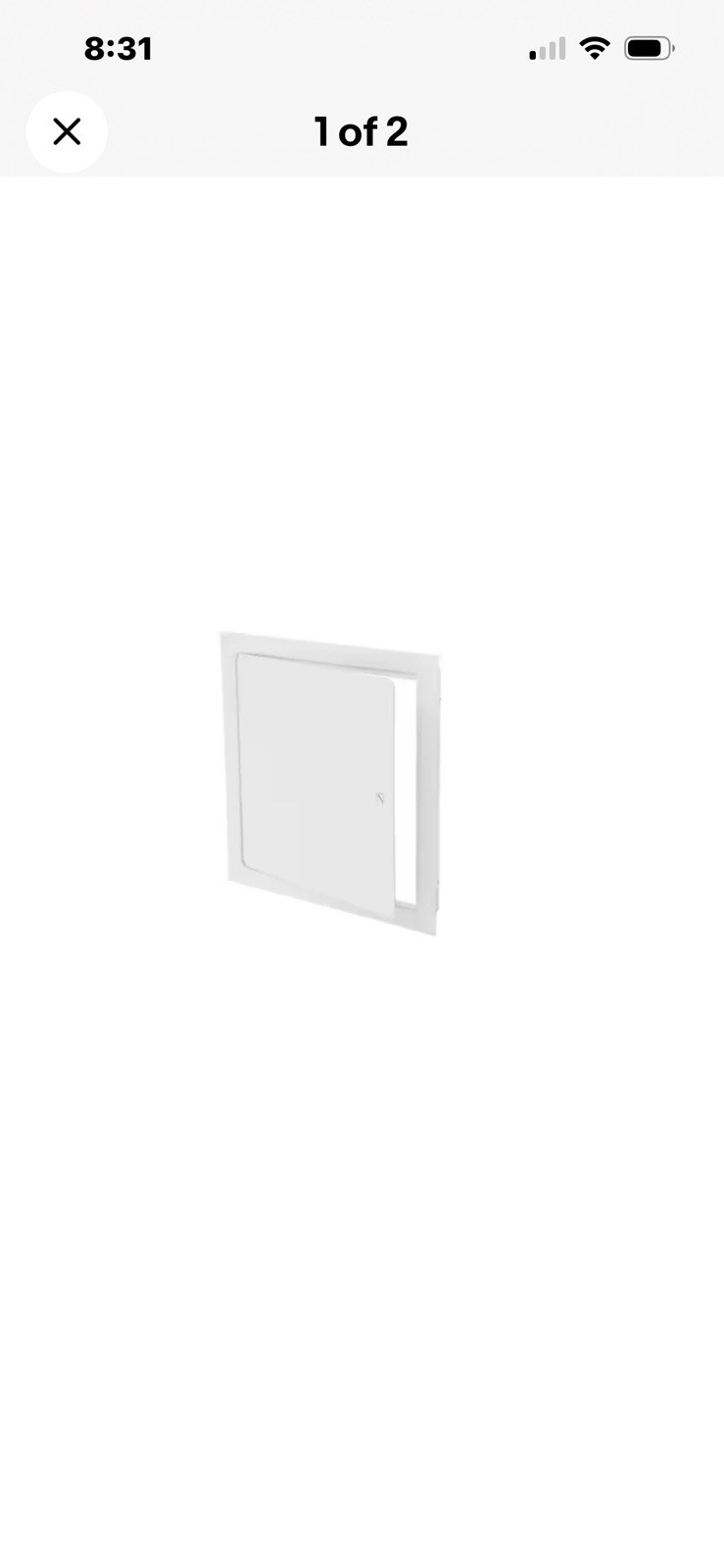 DRYWALL ACCESS DOOR 8"X8" PRIMED SDL ELMDOR | DW8X8PC-SDL