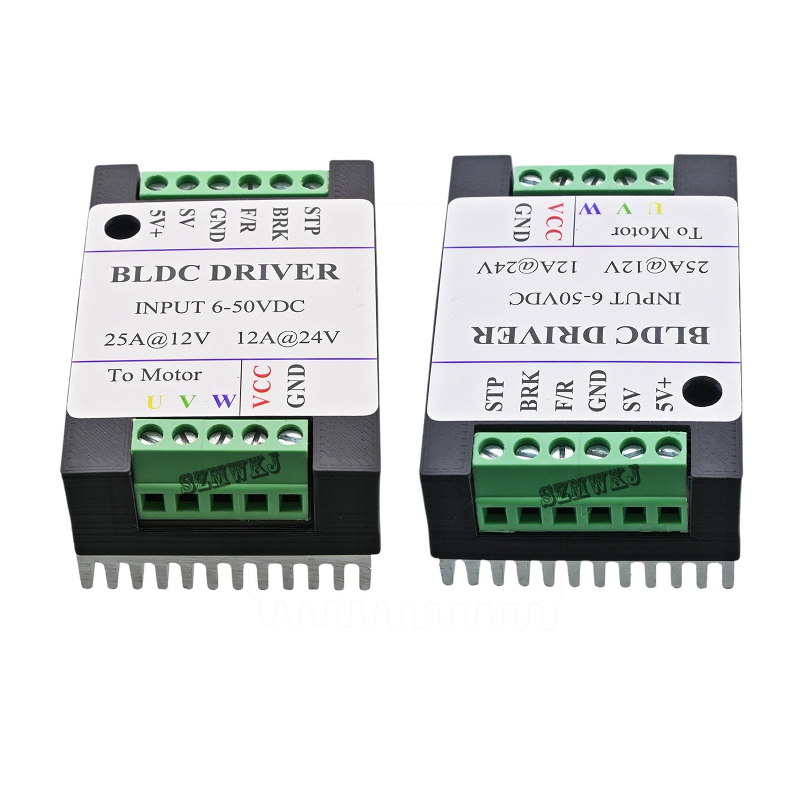 BLDC Motor Driver Sensorless PWM Controller DC 12V 300W for RC Vacuum Motor Pump
