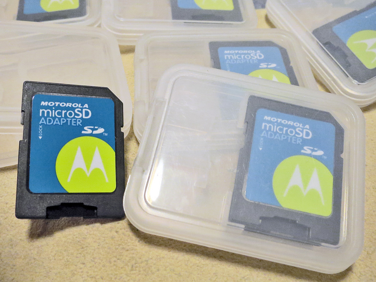 Motorola Micro SD Card (TF) Adapter with Storage Case