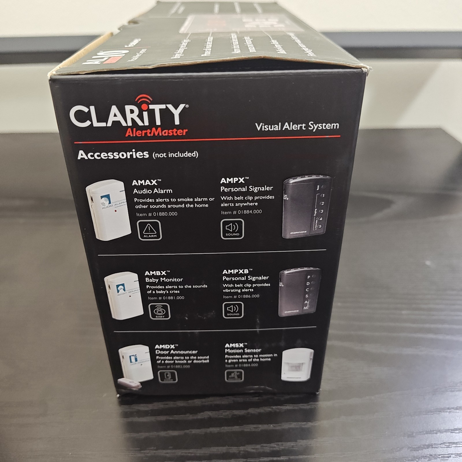 Clarity AlertMaster Visual Alert AL10 Base System AL12 Remote Receiver