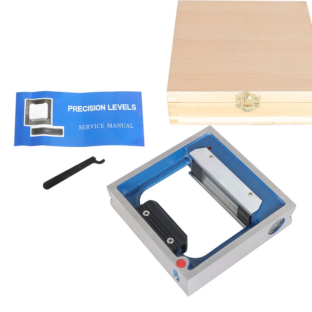 6" X 1-1/2" X 6" PRECISION FRAME SPIRIT LEVELS Sensitivity .0002" Per 10"