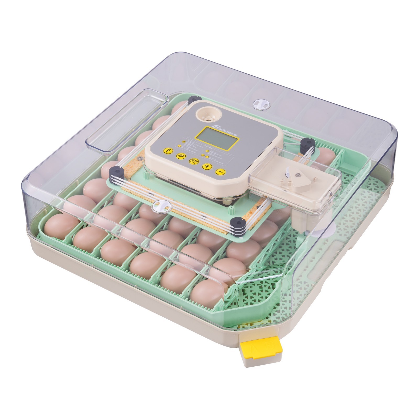 48 Eggs Incubator with Automatic Egg Turning Precise Temp & Humidity Control New