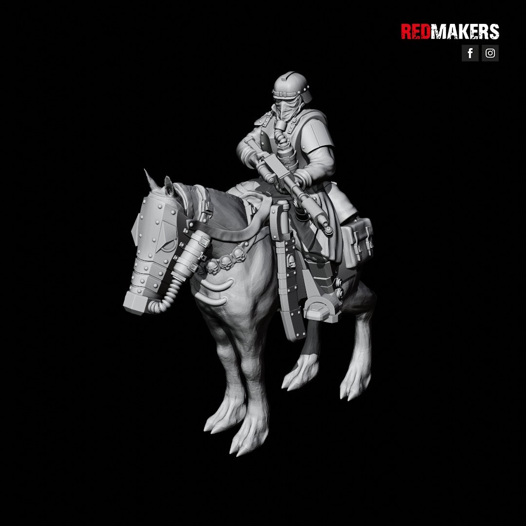 DEATH DIVISION CAVALRY FLAMER SET (5U)