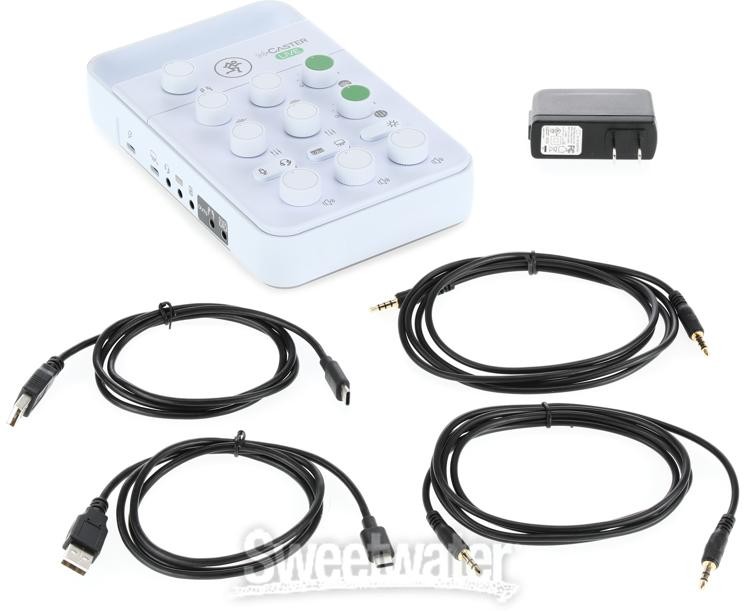 Mackie M-Caster Live Portable Livestreaming Mixer - White