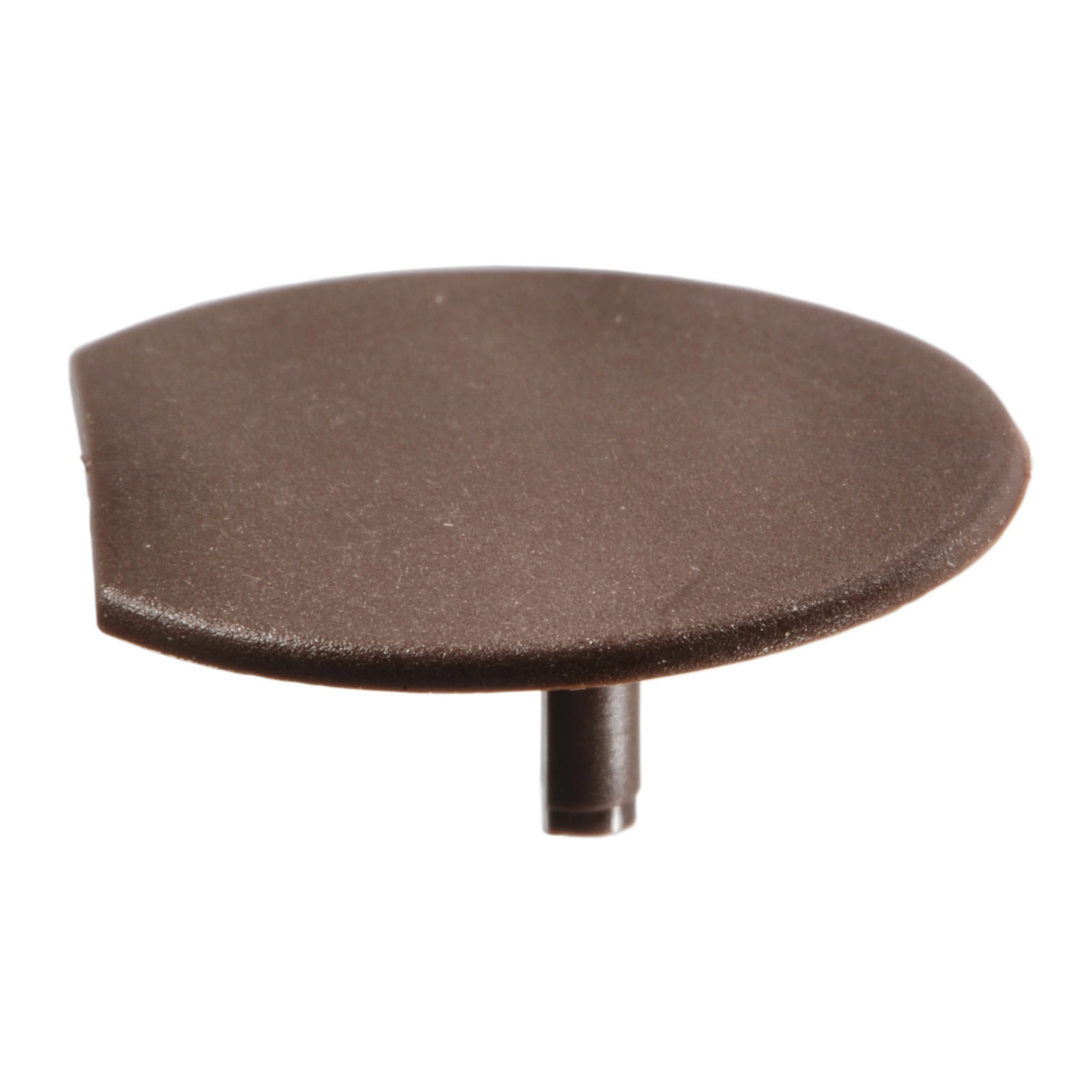24mm Brown Plastic Trim Caps (15 pcs.)