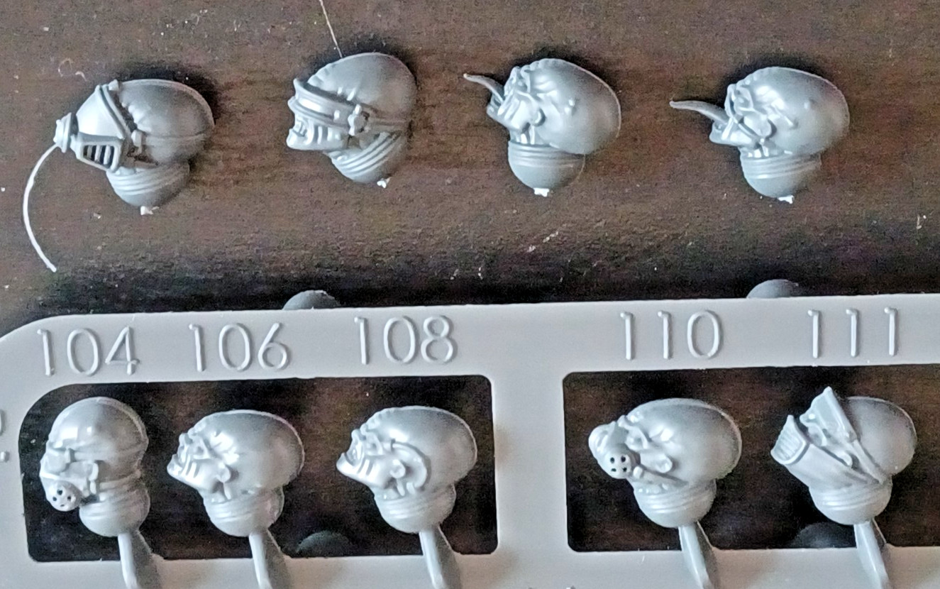 Neophyte Hybrid Head x 9-Bits-Genestealer Cult-Metamorph-Tyranid-Warhammer 40k