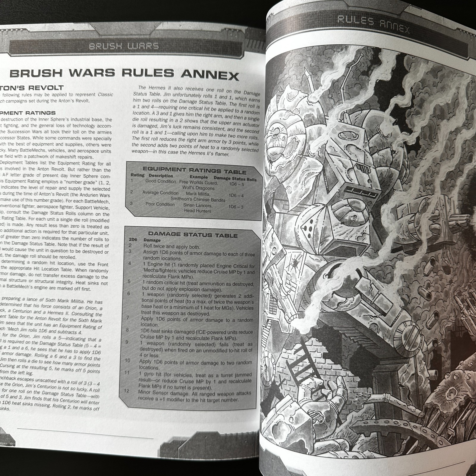 BattleTech 35105: Historical Brush Wars Sourcebook OOP FanPro 2006