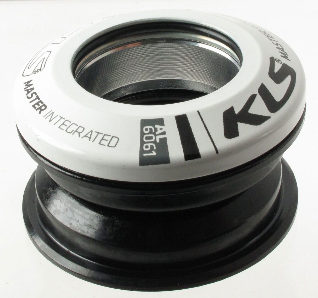 KLS Press Fit Internal Threadless Headset 1-1/8" Loose Ball Bearing White