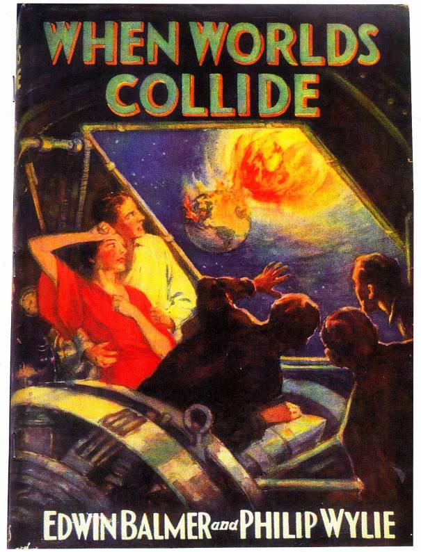 BLUE BOOK pulp reprint WHEN WORLDS COLLIDE Philip Wylie, Fortunino Matania art