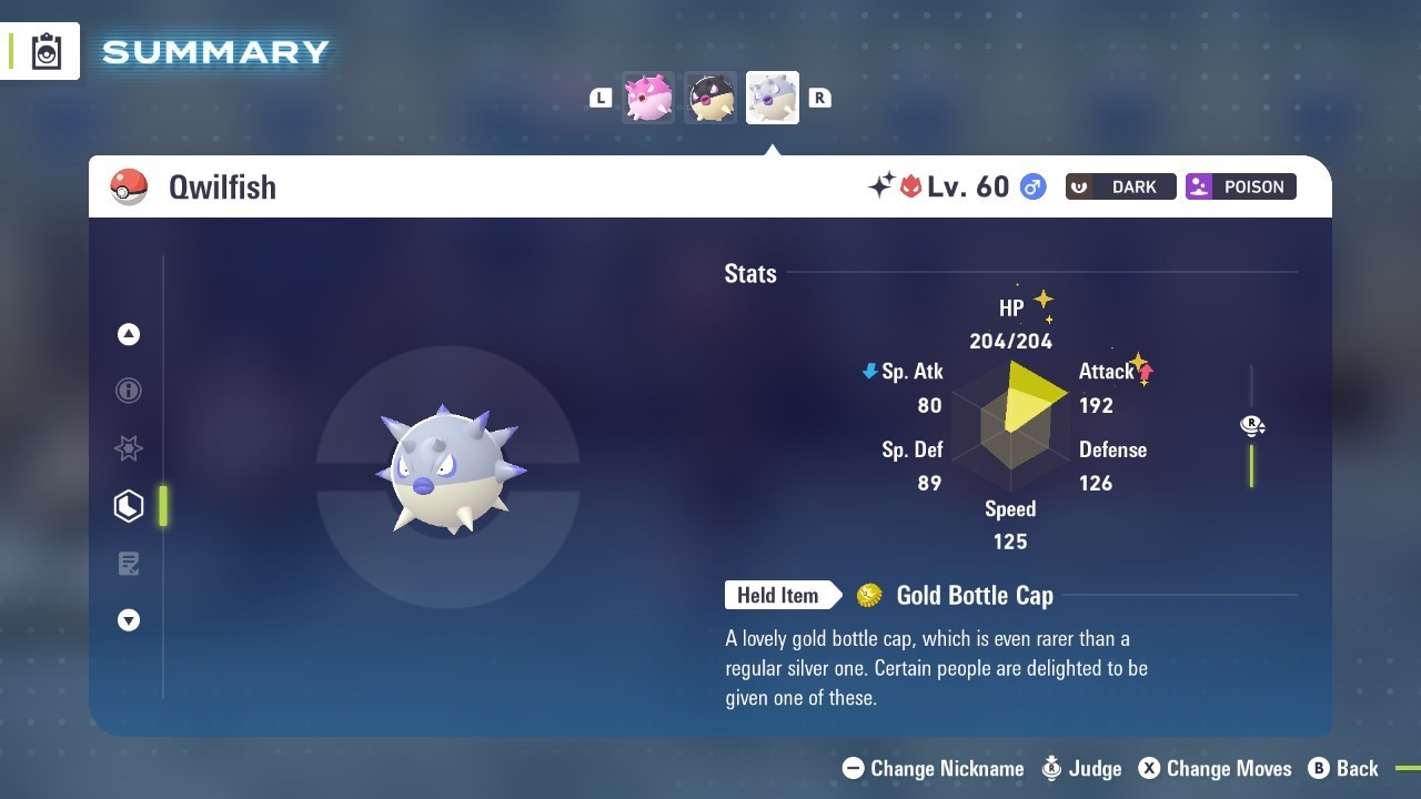 Pokémon Legends: Z-A Shiny Hisuian Qwilfish 6iv ✨Max EV✨ ALPHA