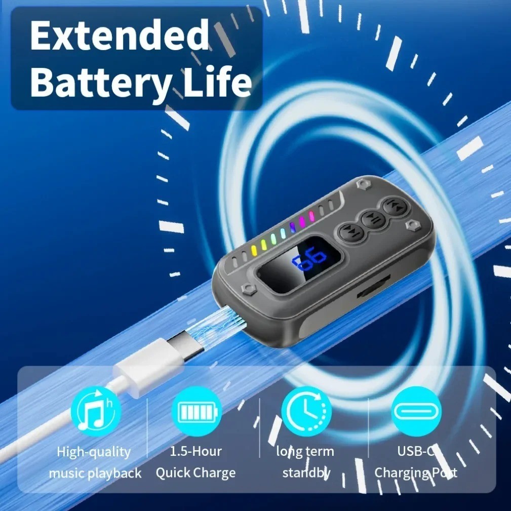 2 in 1 Wireless Bluetooth 5.3 Receiver Transmitter Adapter 3.5mm AUX Jack