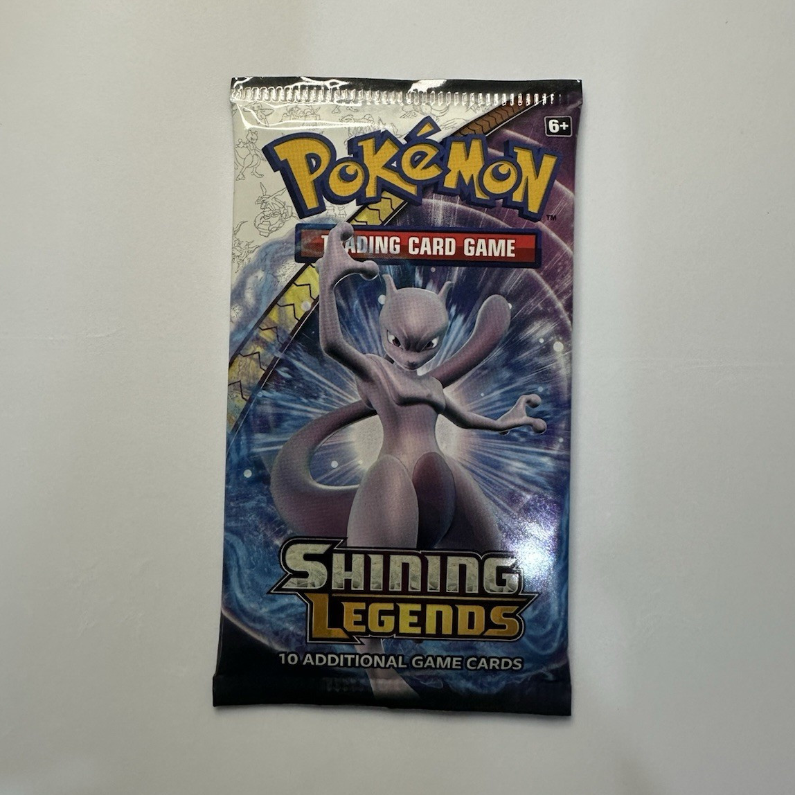 Pokémon TCG Shining Legends Booster Pack Mewtwo Art 2017- SEALED (1 pack)