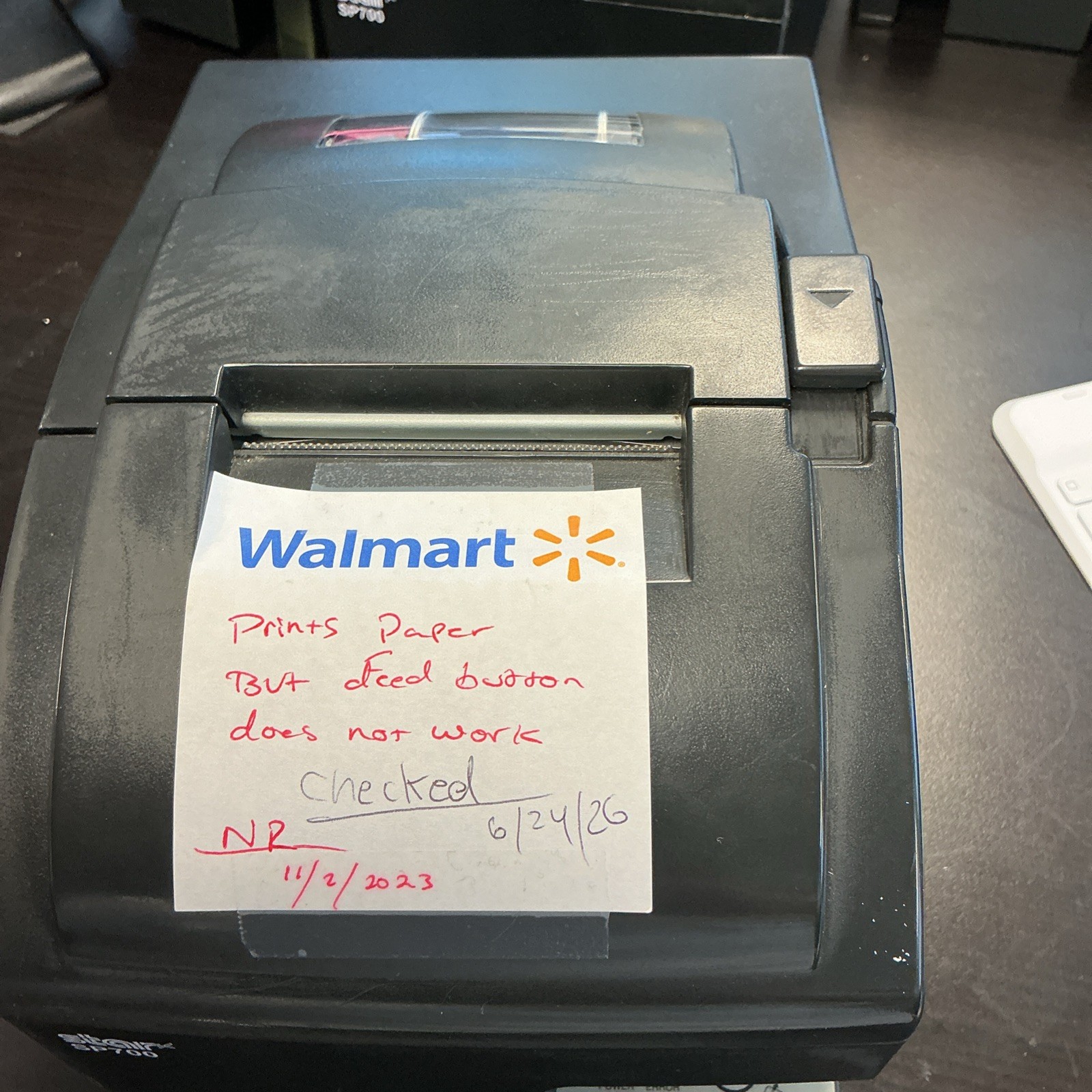 Star Micronics SP700 POS Impact Receipt Printer For Parts/Repair