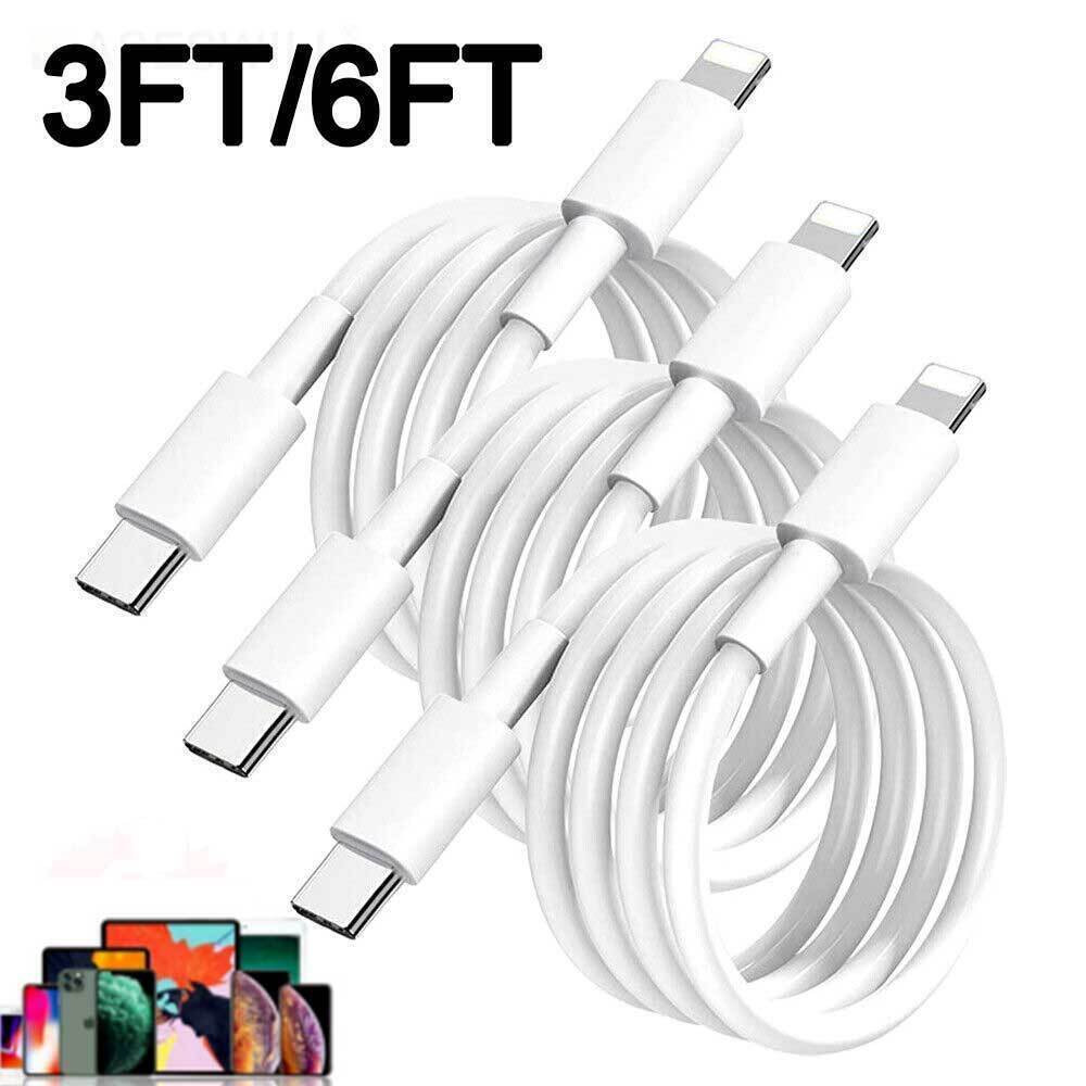 Fast Charger USB C Charging Cable for Iphone 17 16 15 14 13 12 Pro Max XR Ipad