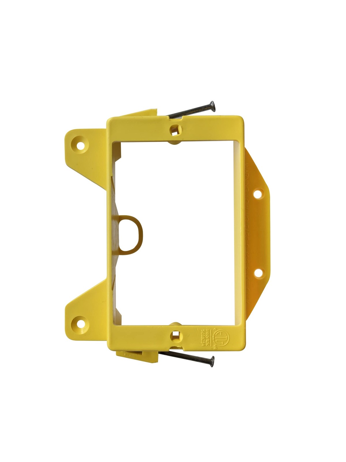 BestMounts - 100 Pack Nail-ON Low Voltage Mounting Brackets 1 Gang Multipurpo...