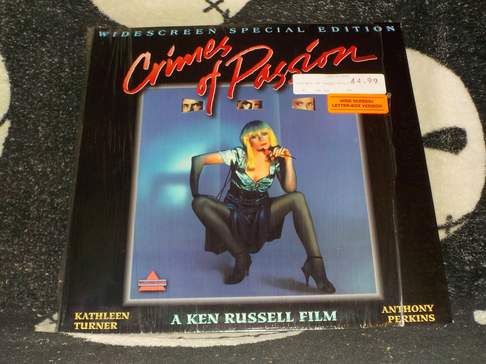 Crimes of Passion UNRATED Widescreen SE Laserdisc LD Open Shrink Free Ship$50