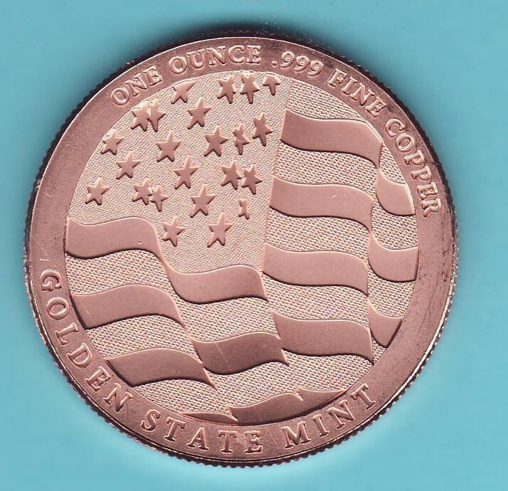 EAGLE 1 oz. Copper Round FREEDOM SERIES from GSM