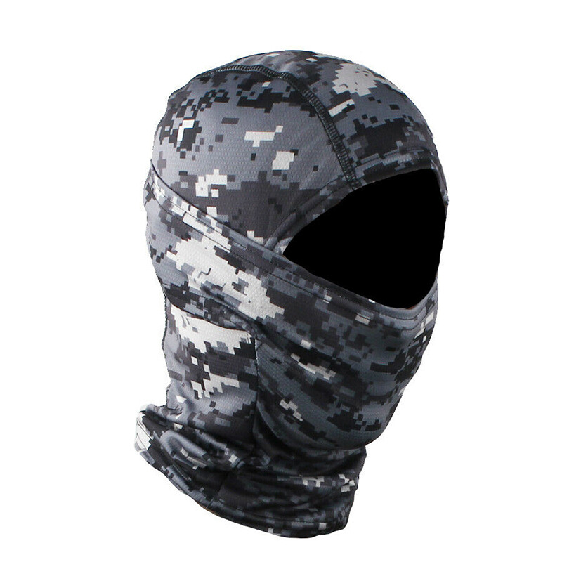 Tactical Camouflage Hunting Shooting Balaclava Full Face Scarf Hood Headwear Hat