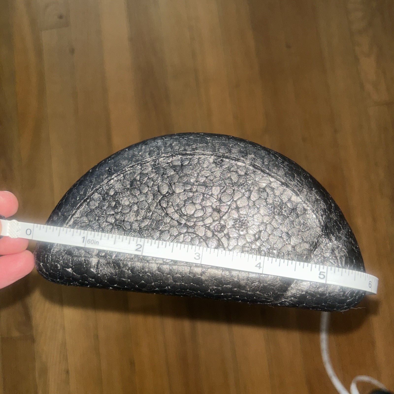CanDo High density Black Half Roller 6x18”