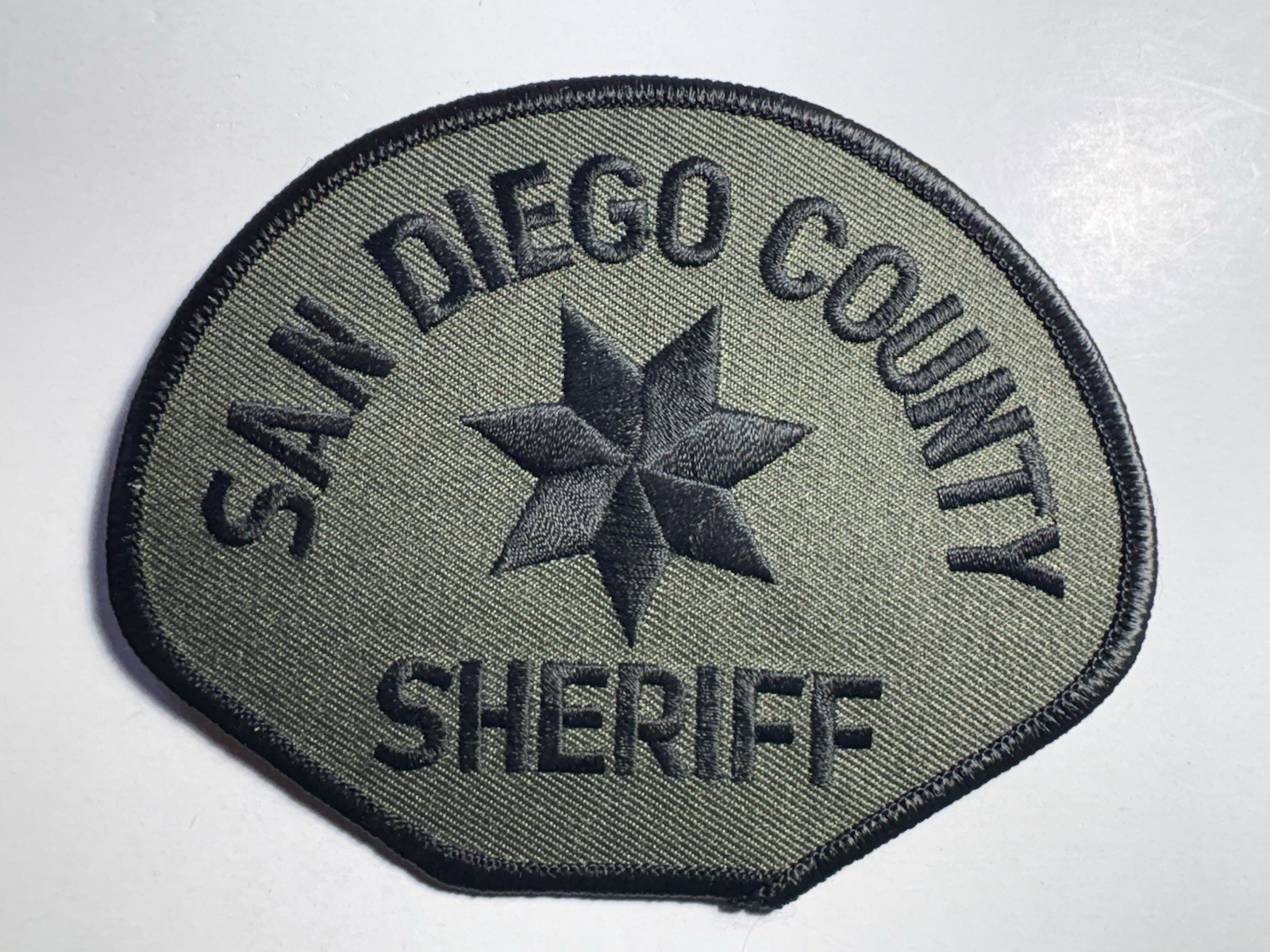 San Diego County California Sheriff Patch ~ OD Green