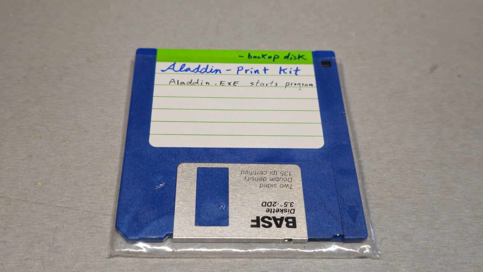 Big Box Software Disney Aladdin Print Kit IBM 3.5