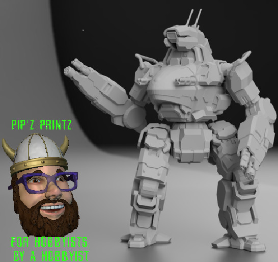 ANH- 4F4 Annihilator Alternate Mech Model For Battletech 6mm-10mm-15mm