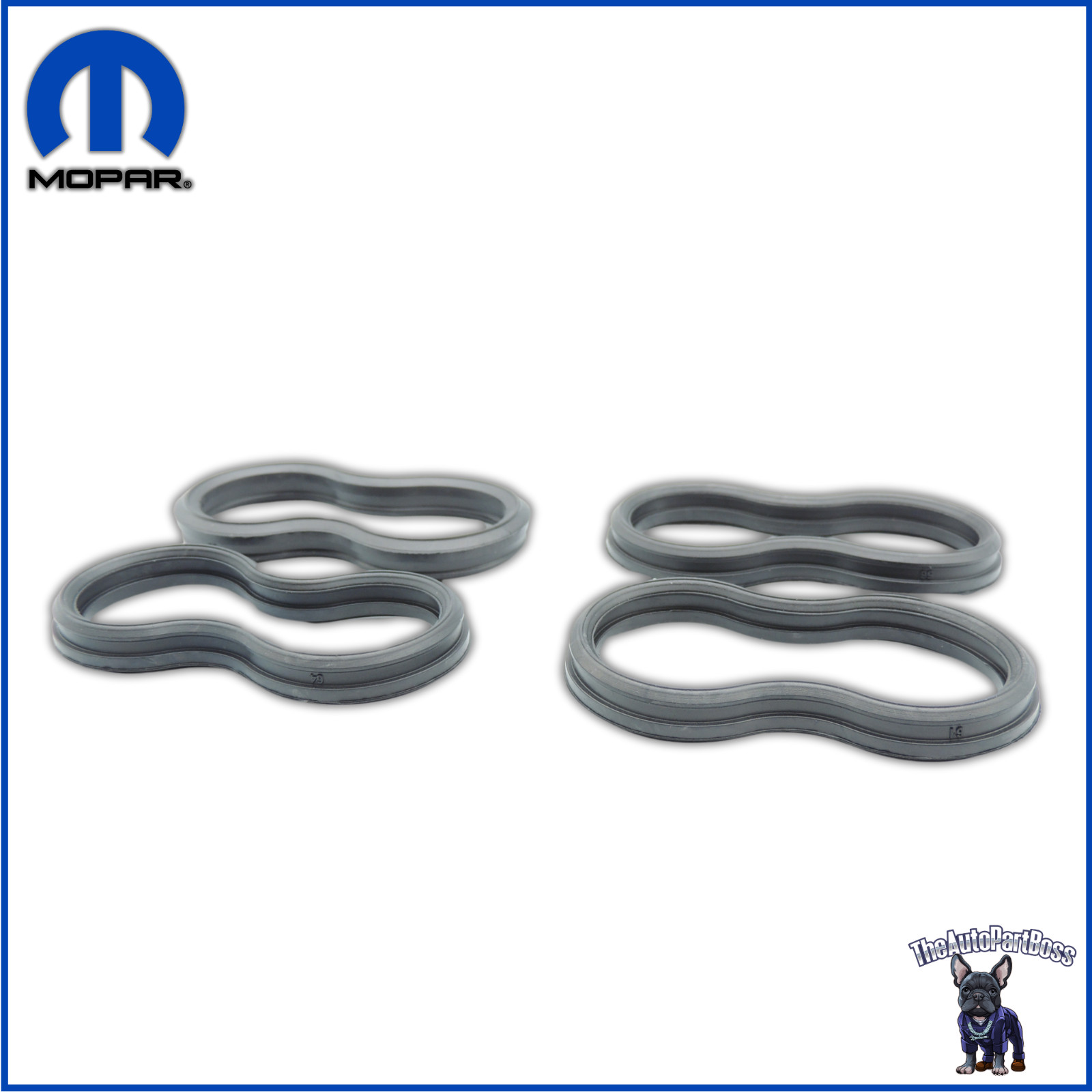 4X Spark Plug Well Gasket OEM Mopar 53021569AD