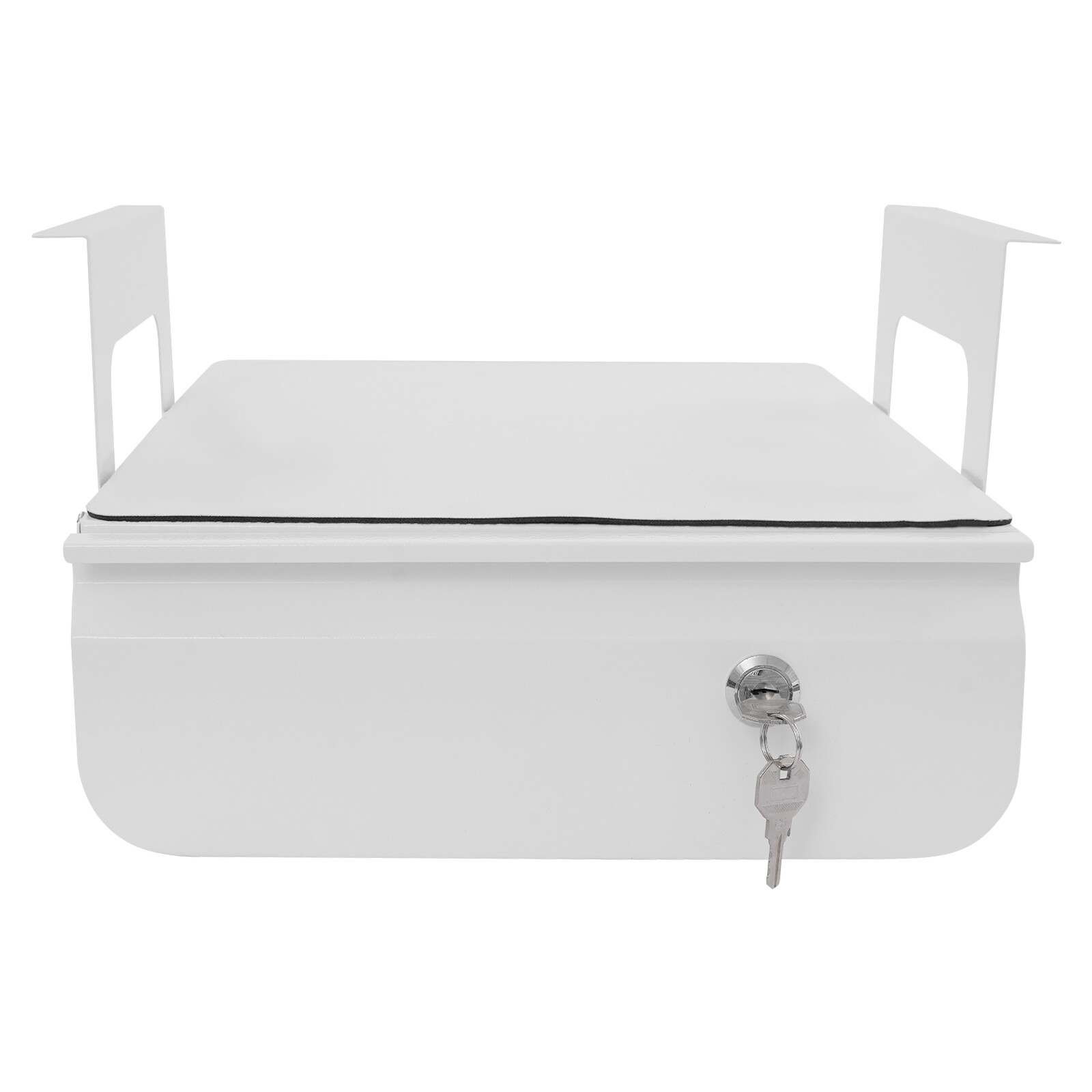 Lockable Under Desk Sliding Pull-Out Drawer Space Saver Sliding For Home/Office