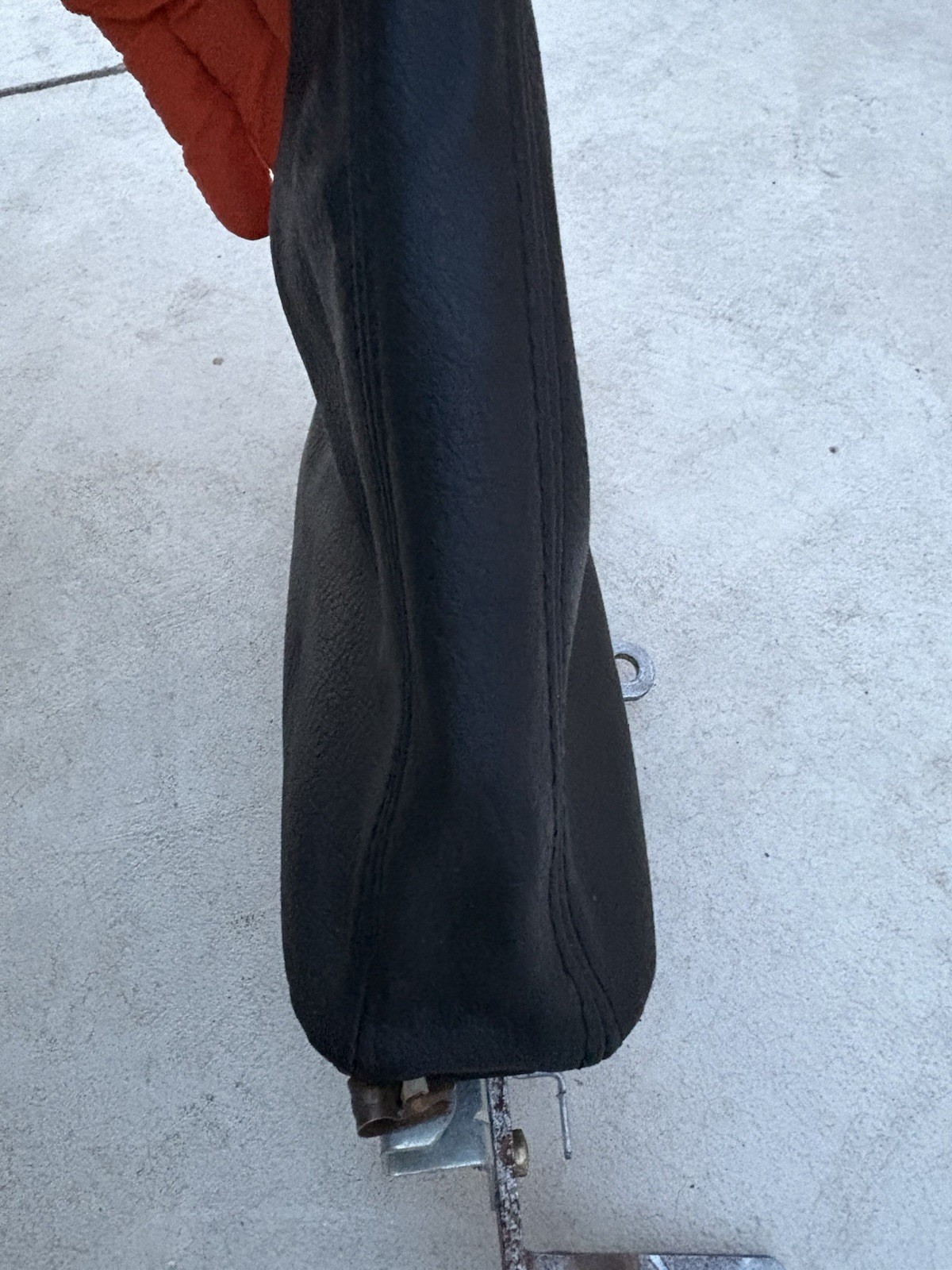 BMW E46 Handbrake E-Brake Emergency Brake Black Leather Assembly OEM