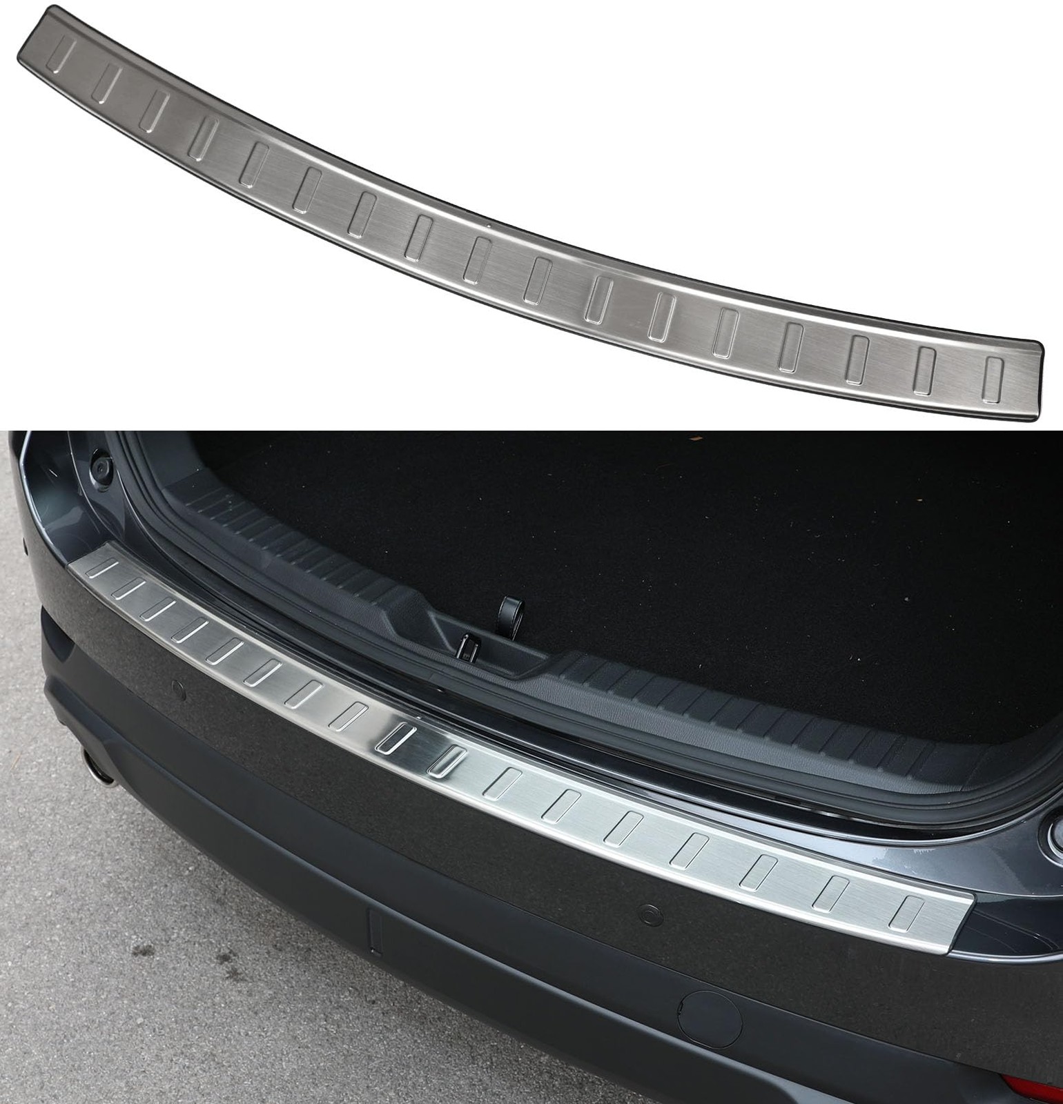 Birbenben Rear Bumper Guards for 2017-2025 Mazda CX-5, 304 Stainless Steel Ma...