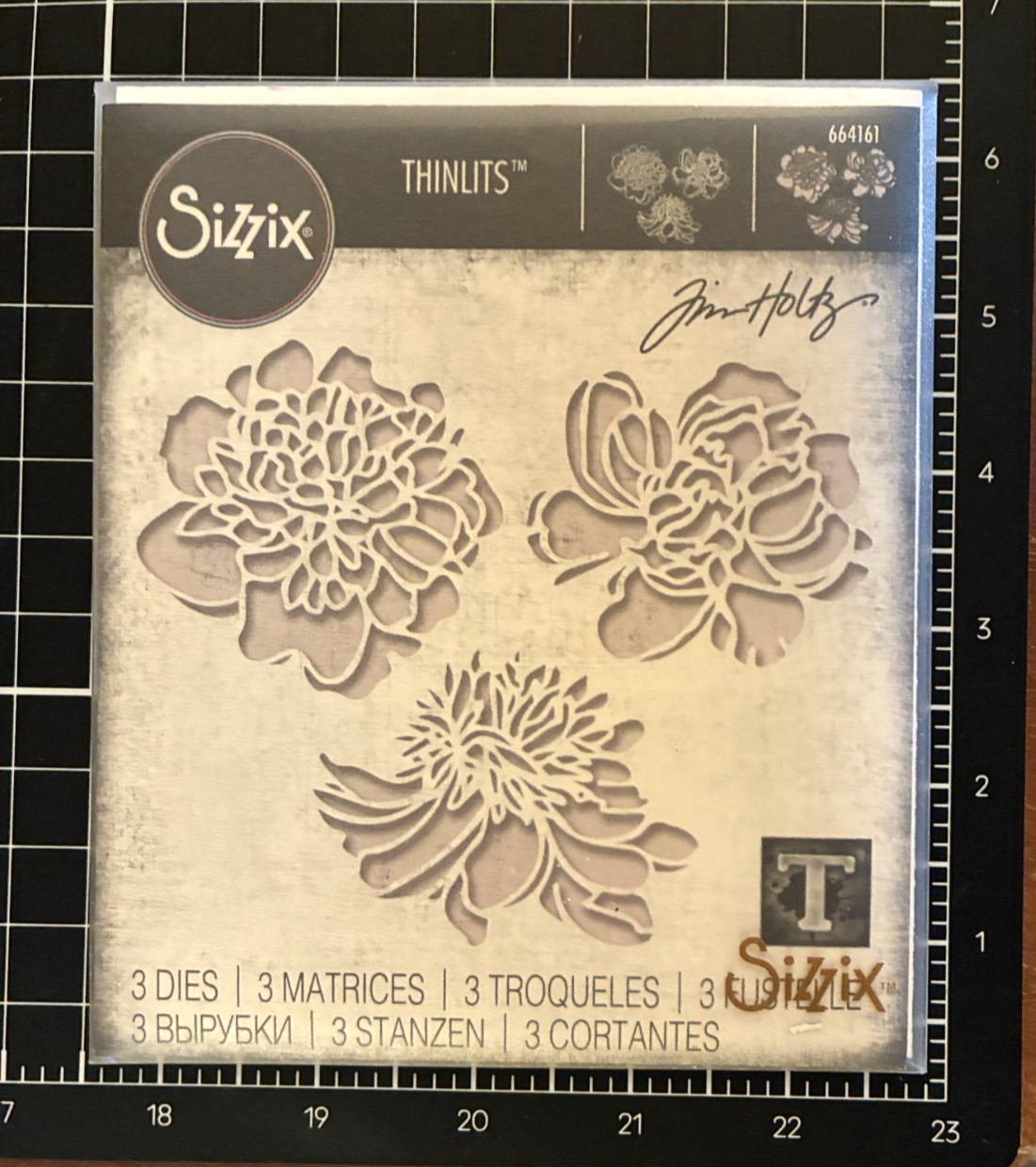 SIZZIX Tim Holtz Thinlits Dies Blossoms, Organic, Paper Bird or Scibbles & Splat