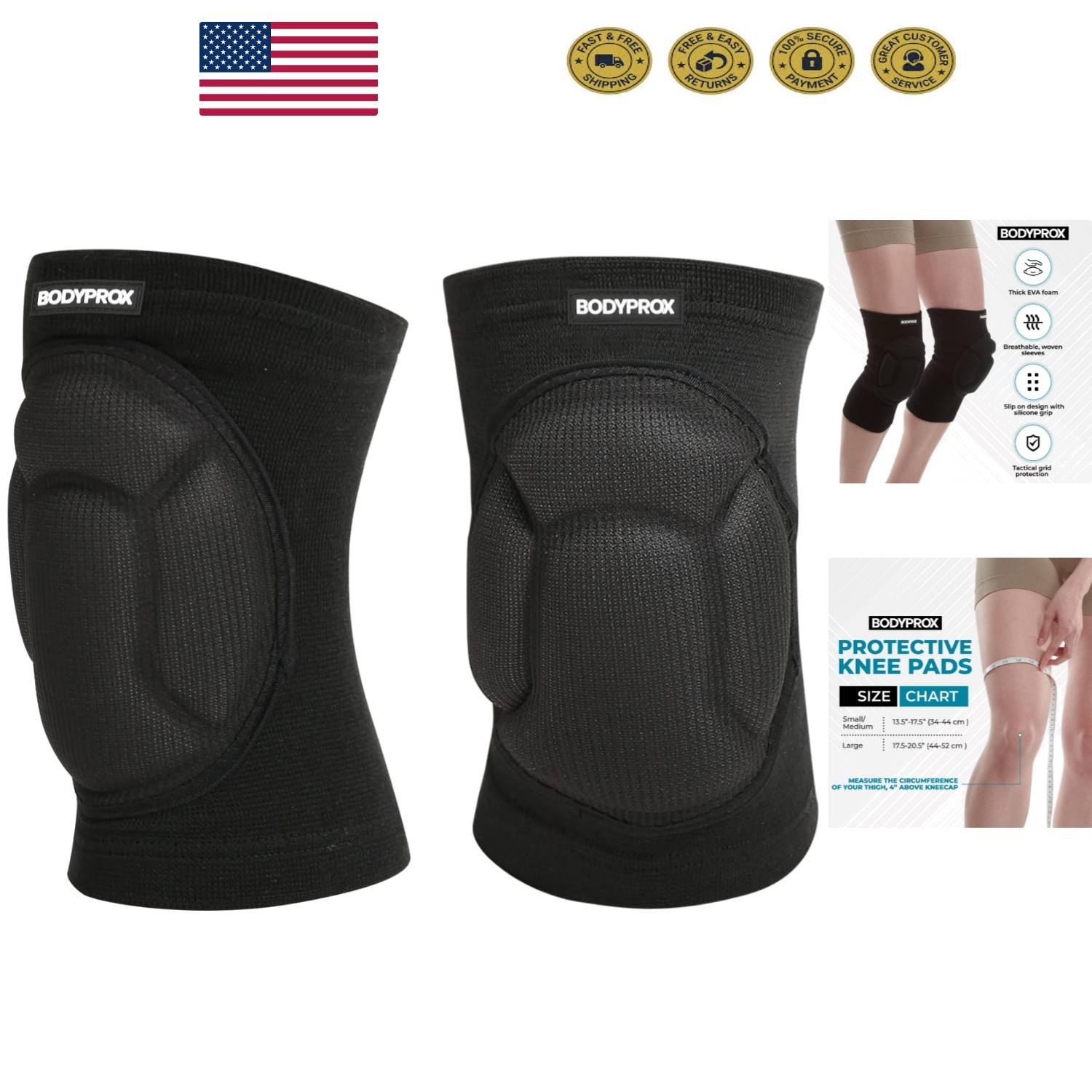 Ergonomic Thick Sponge Knee Sleeves for Basketball & Exercise - Unisex Fit