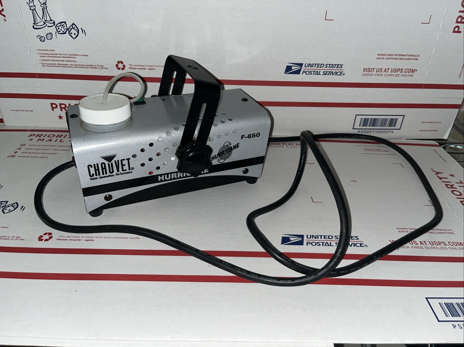 CHAUVET Hurricane F-650 Fog Machine Good For Parts/repair UNTESTED