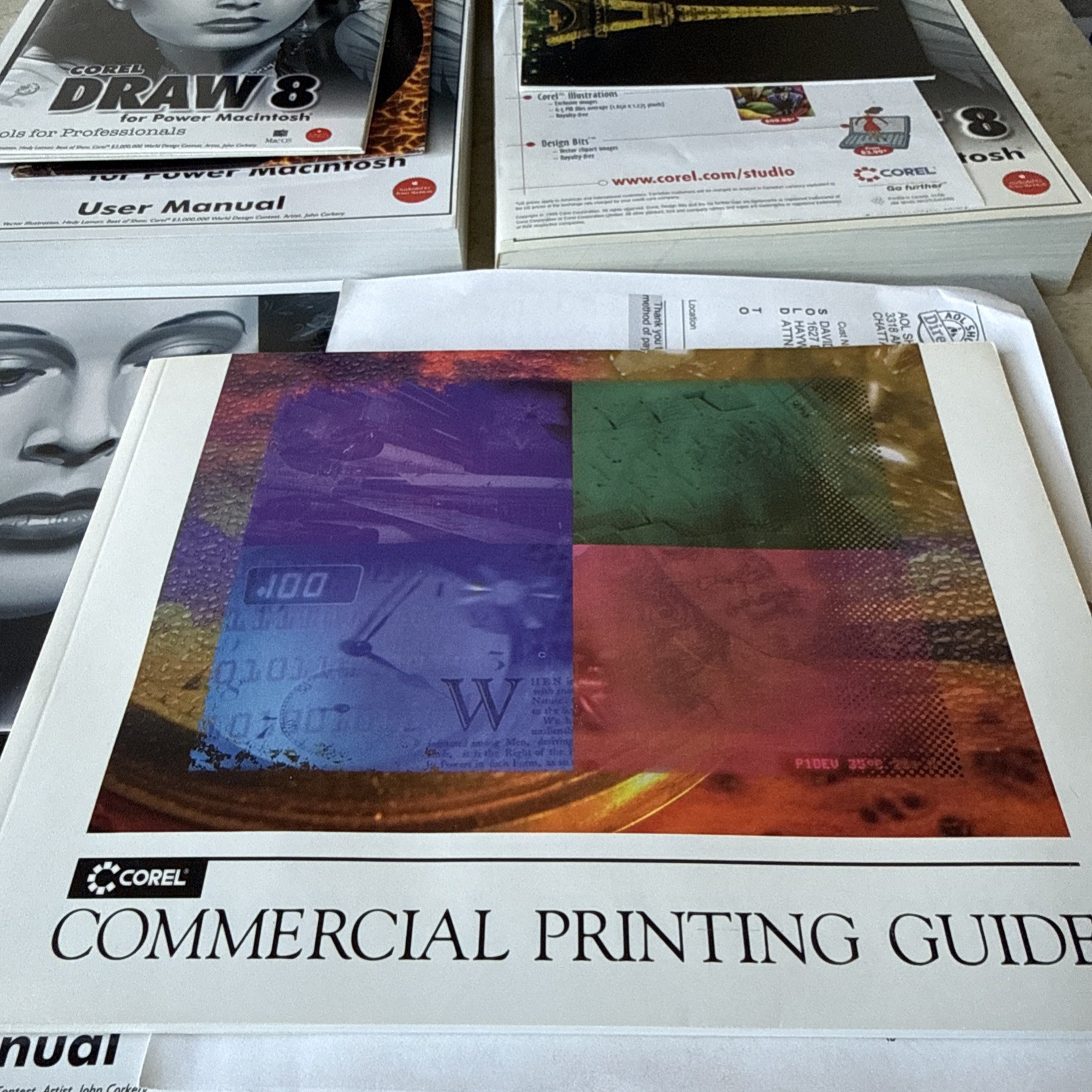 Corel Draw 8 Power Macintosh Software Complete CDs & User Manuals