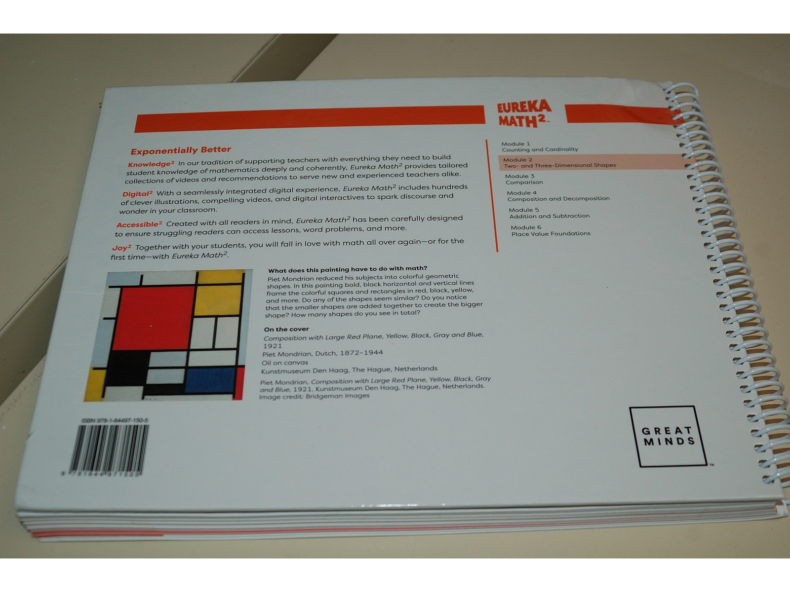 Eureka Math² Squared Kindergarten Module 2 Teacher Book - Weight: 24 oz.