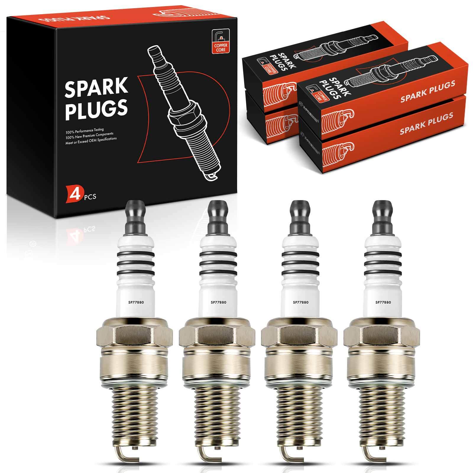 4pcs Nickel Spark Plugs for Rush 600 SKS 800 SwitchBack 800 Touring 600 XC 500
