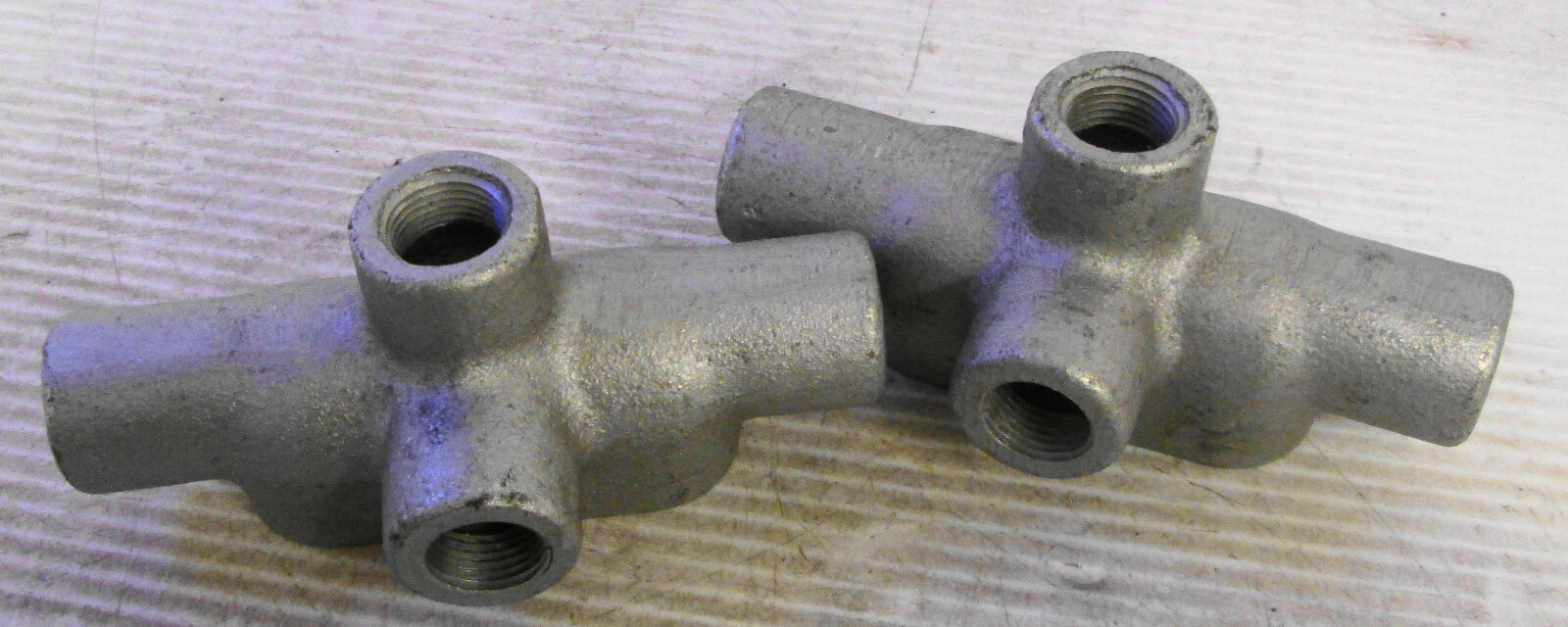 Crouse-Hinds TA17 TA Form 7 Threaded Conduit Body 1/2" (Lot of 2)