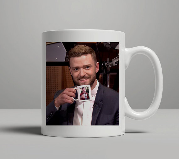 Funny Justin Timberlake Jimmy Fallon Coffee Mug Ultimate Inception 11 oz