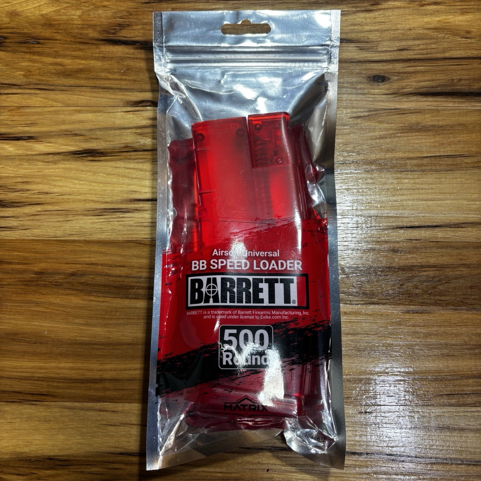 Barrett 500rd Airsoft BB Speed Loader Universal Matrix Red New - Taiwan