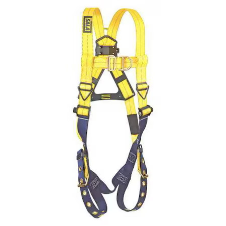 3M Dbi-Sala 1107800 Delta(Tm) Full Body Harness, L, 420 Lb., Mating Chest/