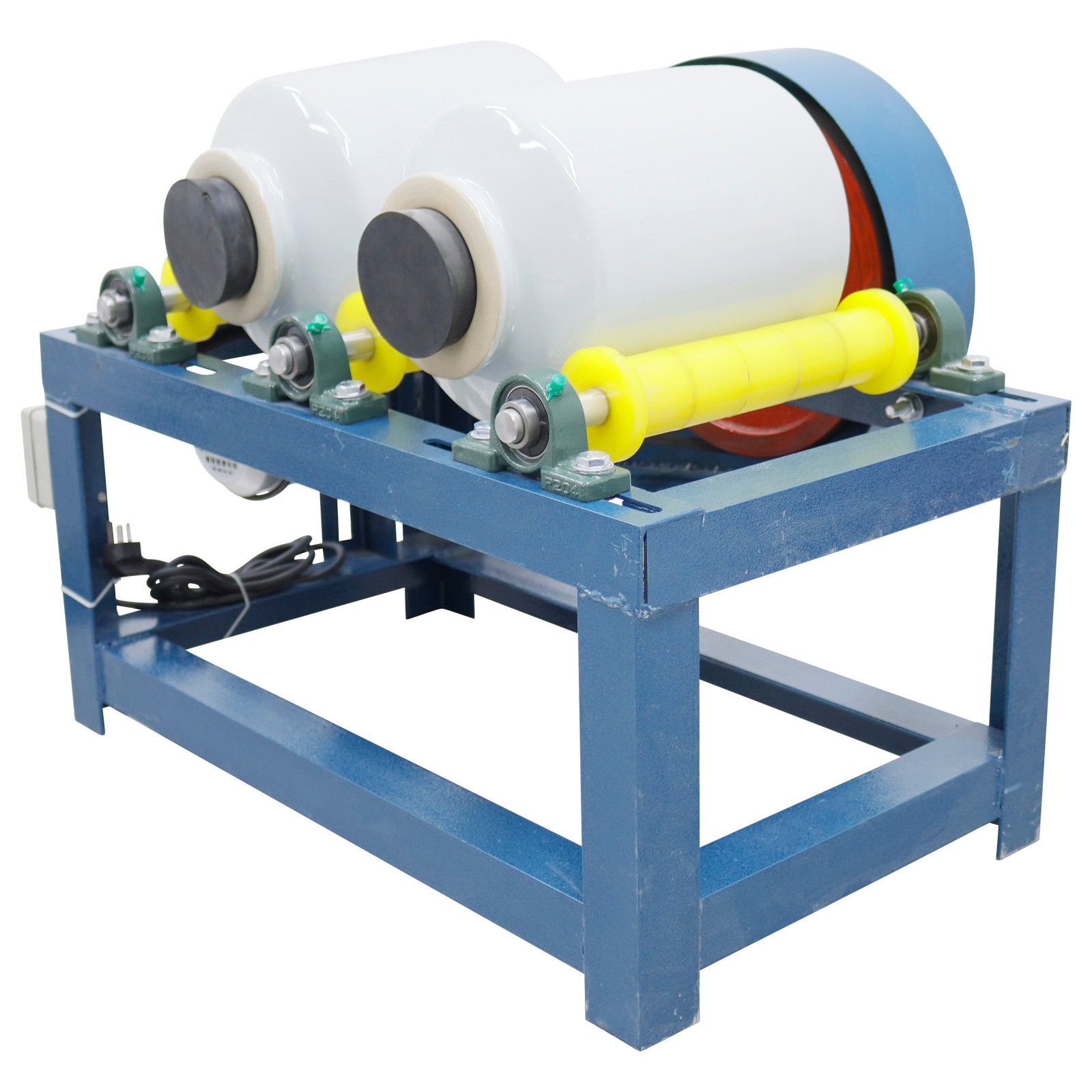Small Horizontal Lab Ball Mill Grinder 220V Full Rubber Roller Jar Mill Machine