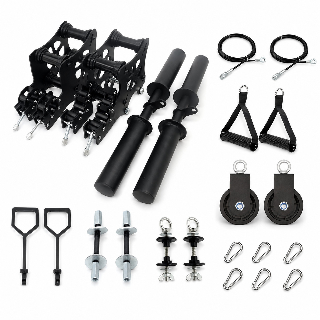 Power Rack Pulley System, Squat Rack Cable Machine Attachment