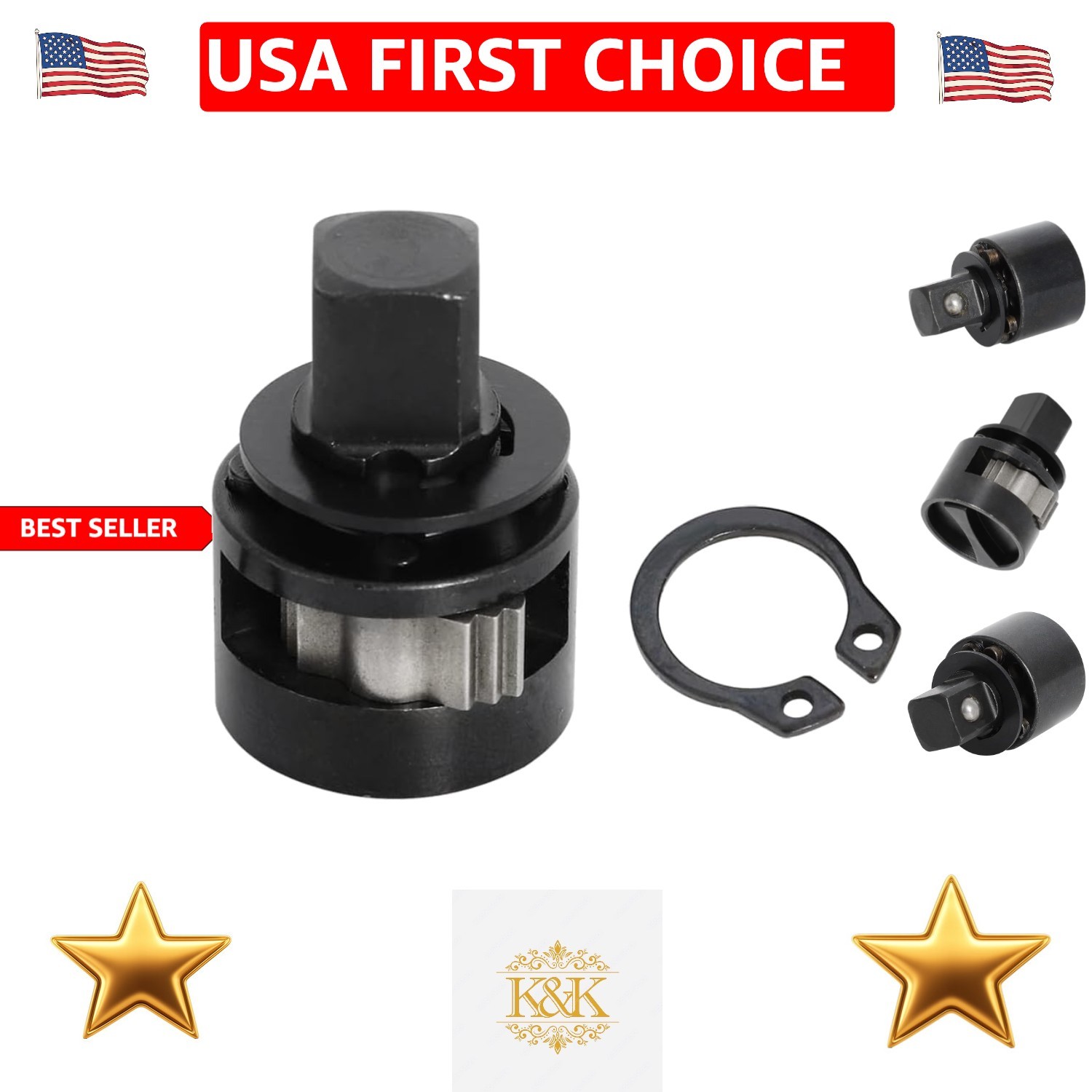 Precision Electric Tool Kit - 3/8 Ratchet Anvil Head for Easy Maintenance