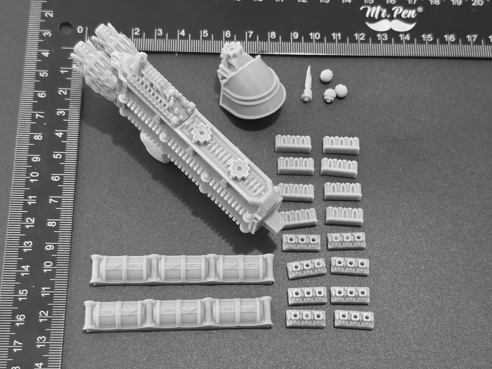 Battlefleet Gothic Imperial Mass Conveyor Battleship - Compatible with BFG Ship