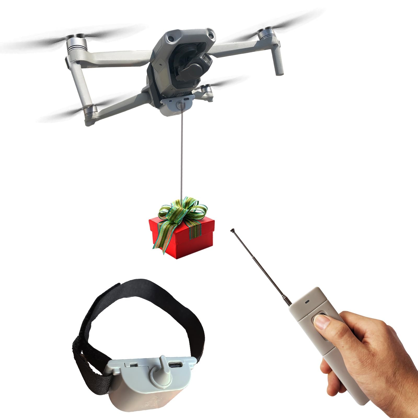 Universally Drone Airdrop System Release Device Payload Delivery Transport Drop,