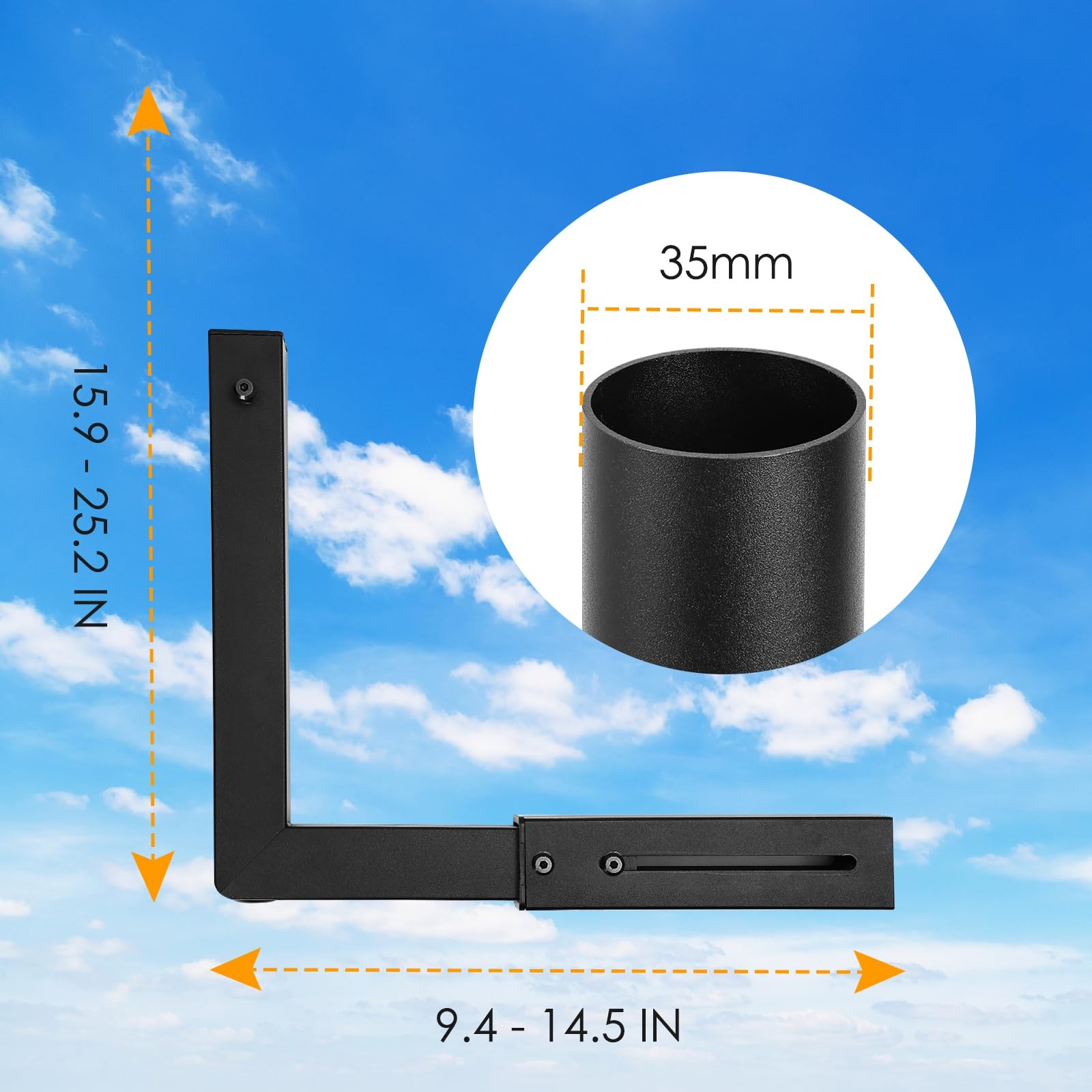 Starlink Mount, Adjustable Starlink Wall Mount Gen 3 with Telescoping Support...